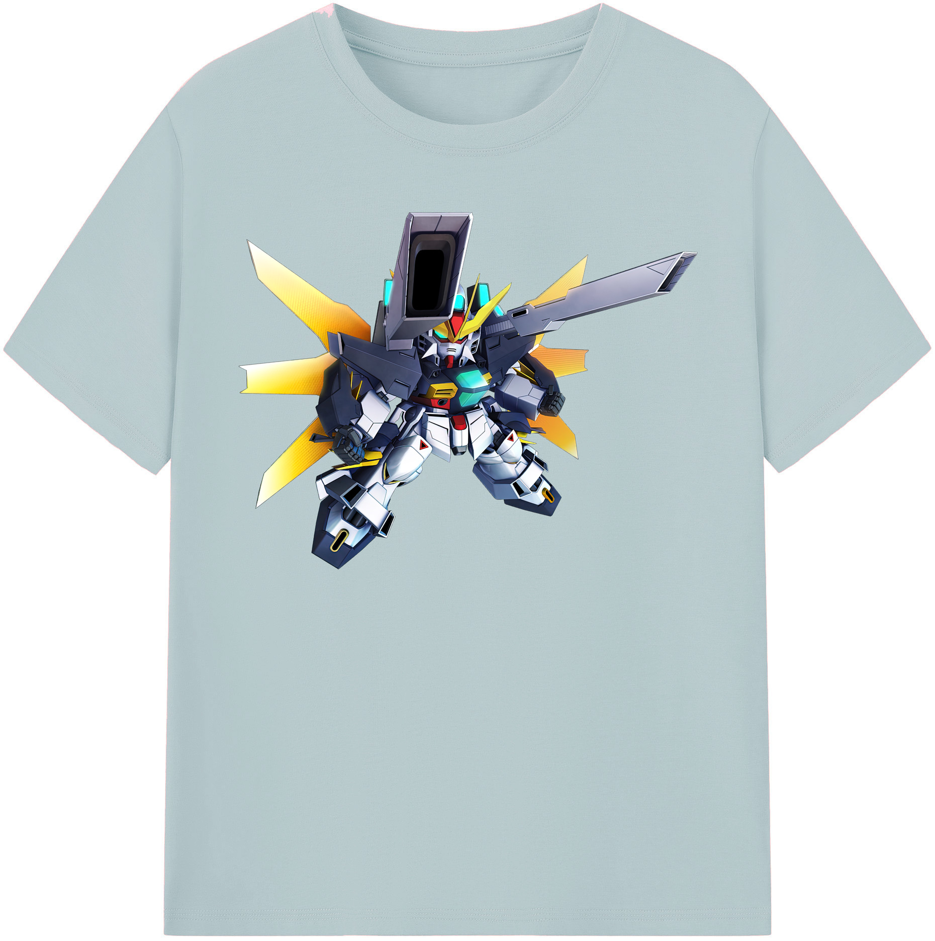 （画像用） 機動戦士ガンダム Mobile Suit Gundam 綿100％半袖Tシャツ（フロントプリント）